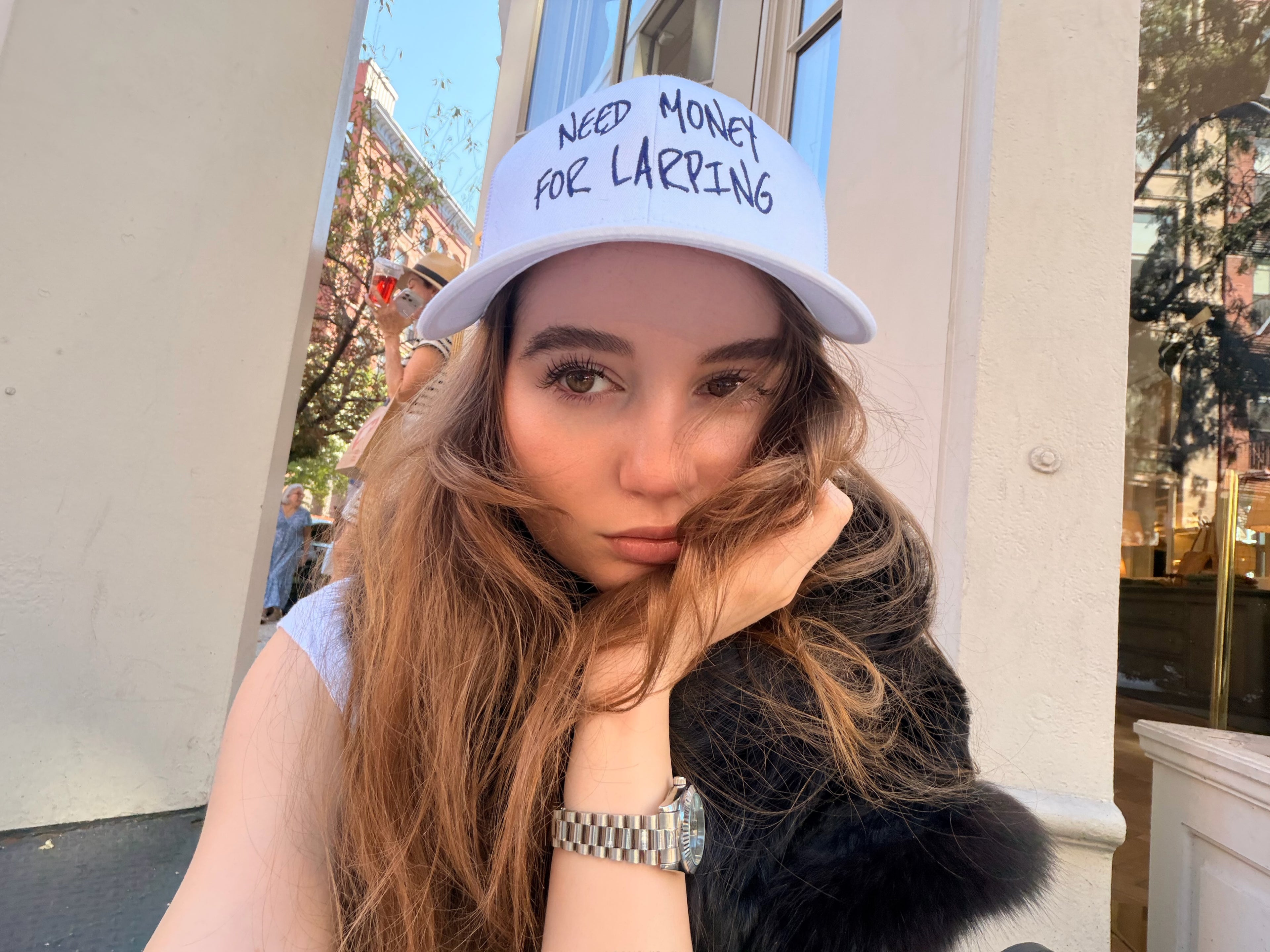 Need Money for Larping Embroidered Dad Cap